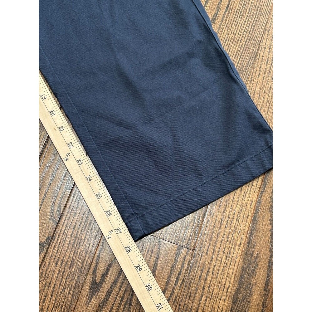 LL Bean Womens Navy Classic Fit Straight‎ Leg Twill Pants Petite 16 299969 - Picture 7 of 8